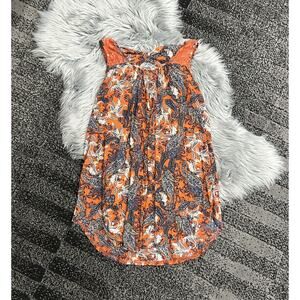 Ember‎ Missy Sleeveless Stretchy Paisley Top XL